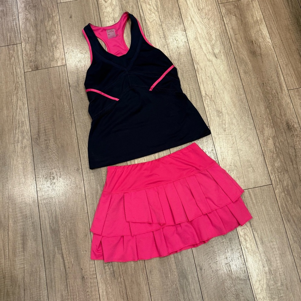 Lucky in Love Tennis Outfit S
